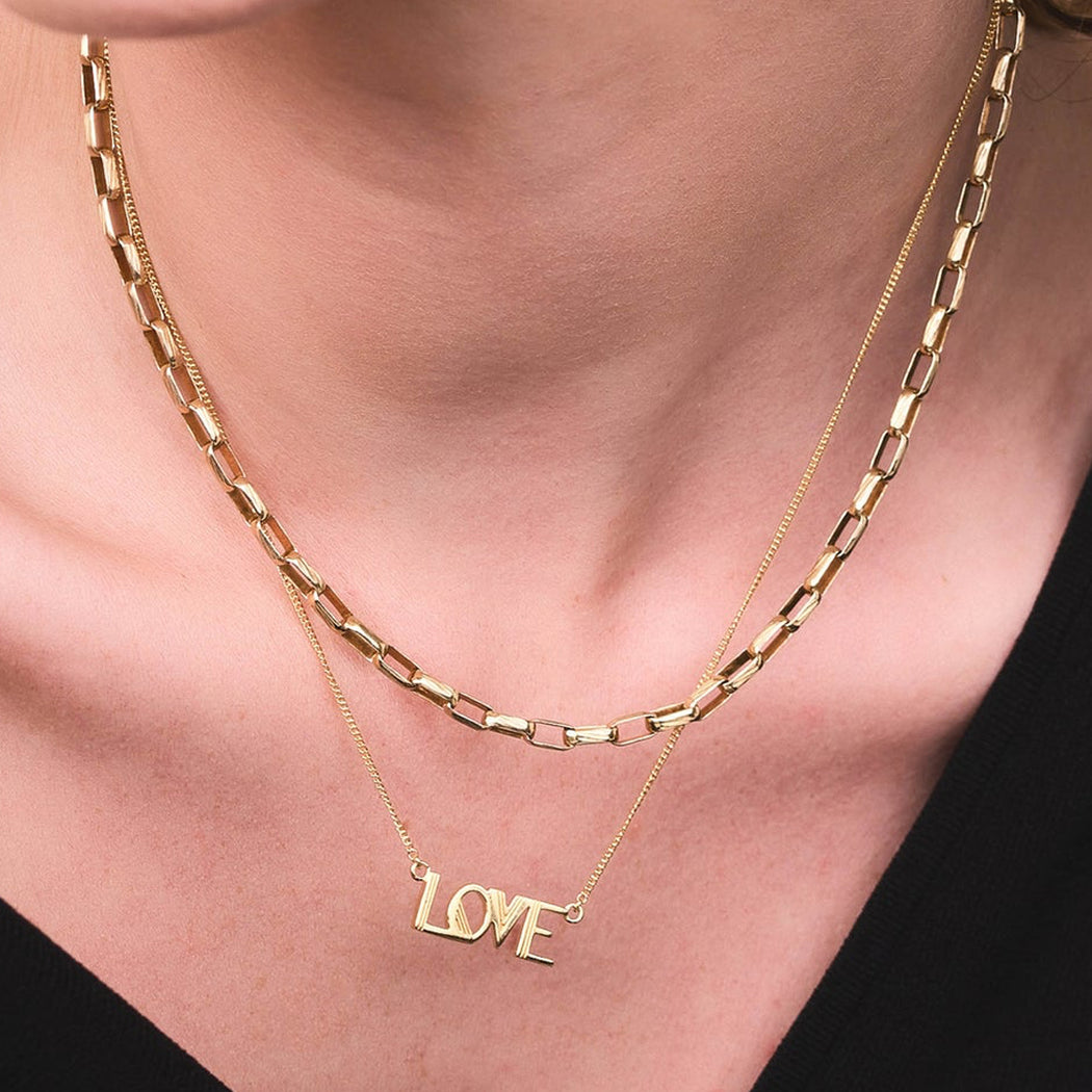 Rachel Jackson Deco Love Necklace