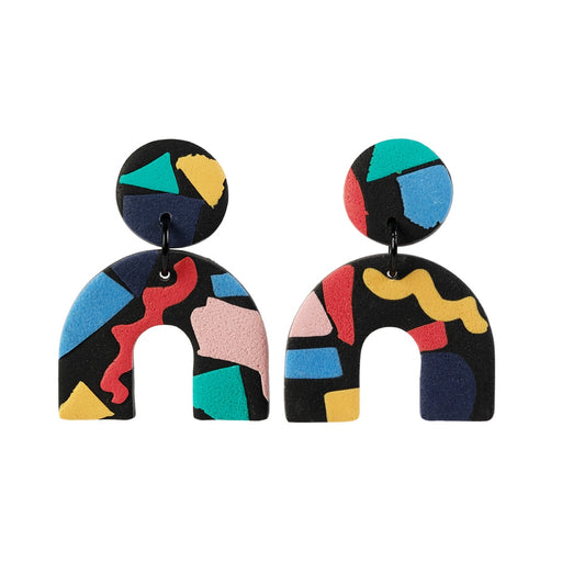 Miss Pompom Pavement Earrings