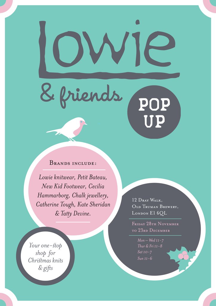 Lowie and Friends Pop-up Shop