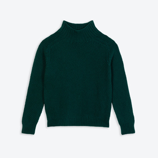 Lowie Forest Moss Stitch Turtle Neck