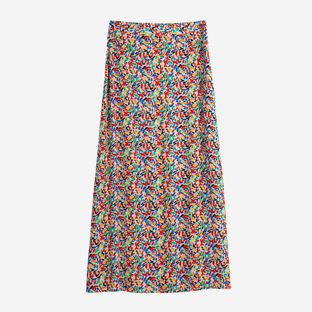 Bobo Choses Confetti Print Flared Skirt