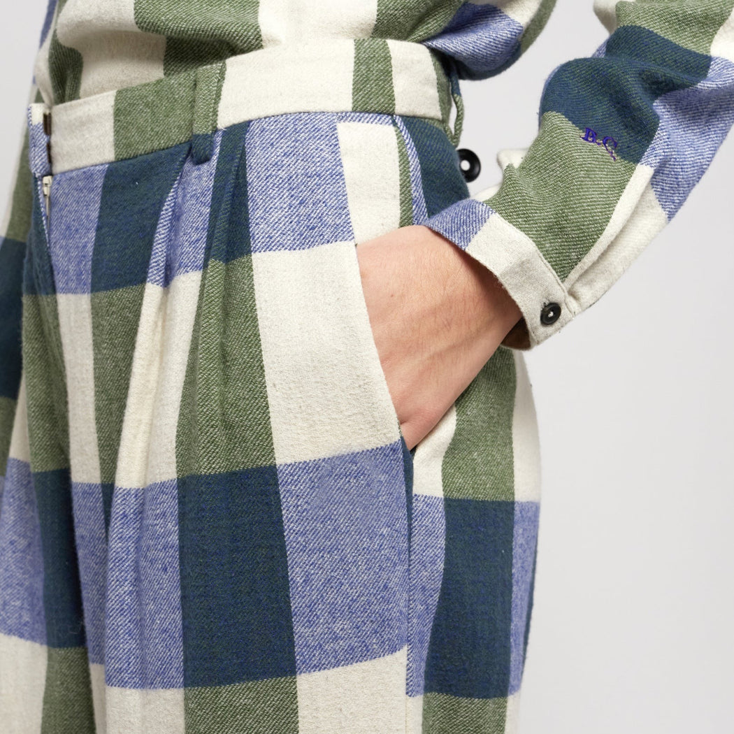 Bobo Choses Plaid Check Tailoring Trouser