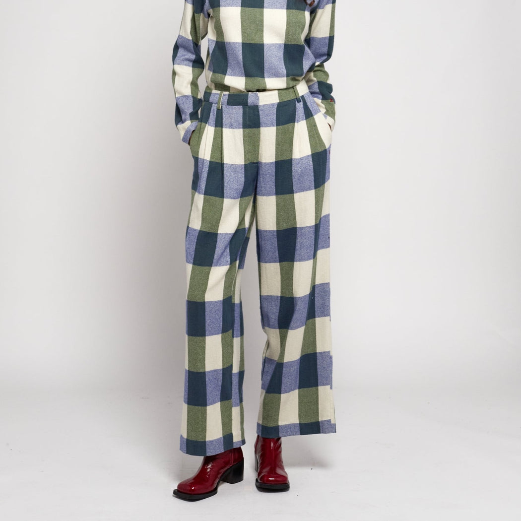 Bobo Choses Plaid Check Tailoring Trouser