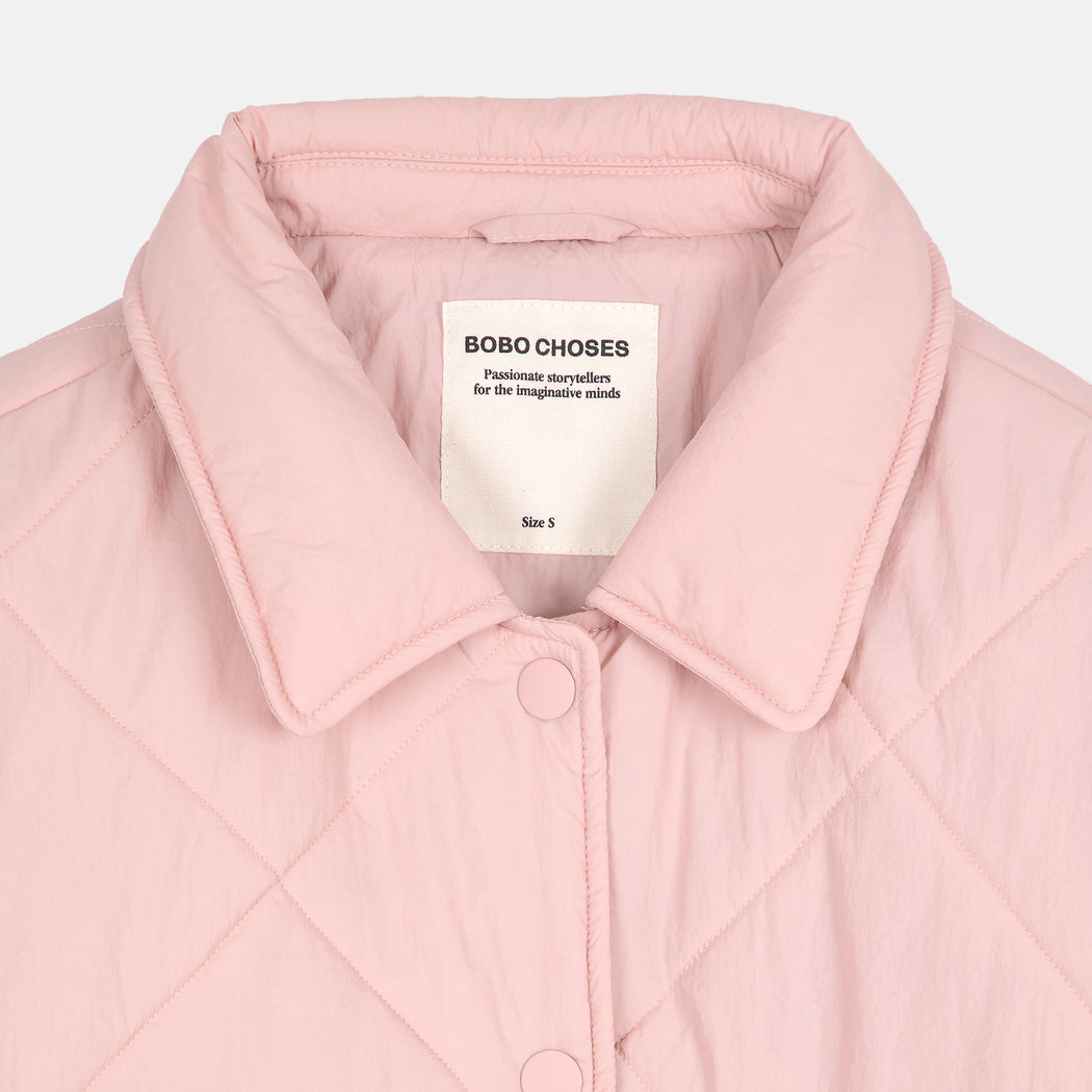 Bobo Choses Pink Colourblock Padded Jacket