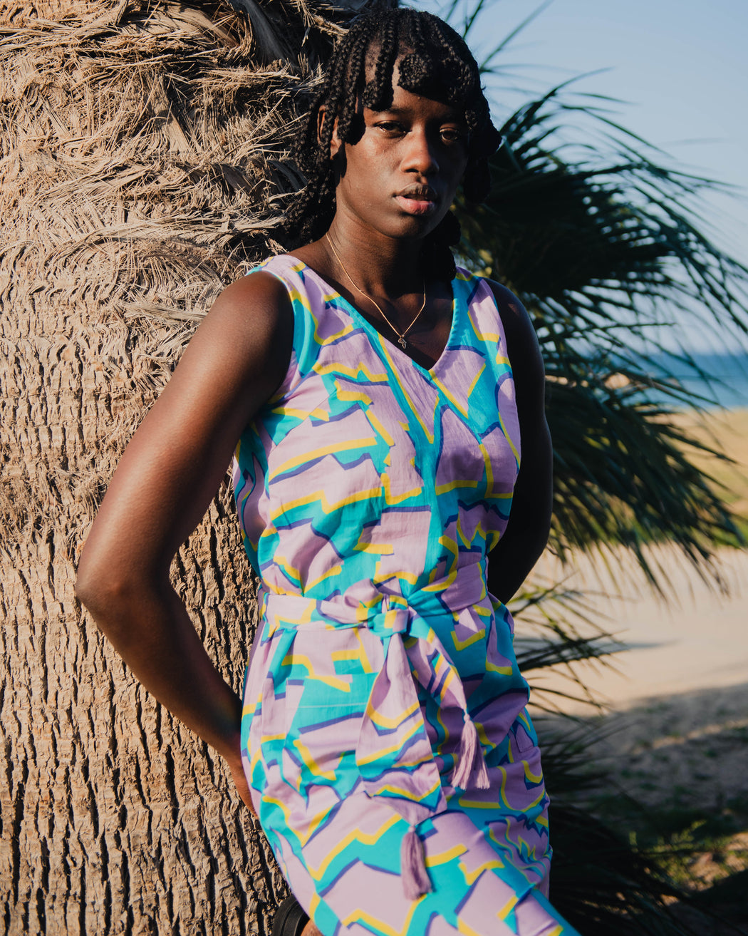 Miss Pompom 3D Surfside Dress