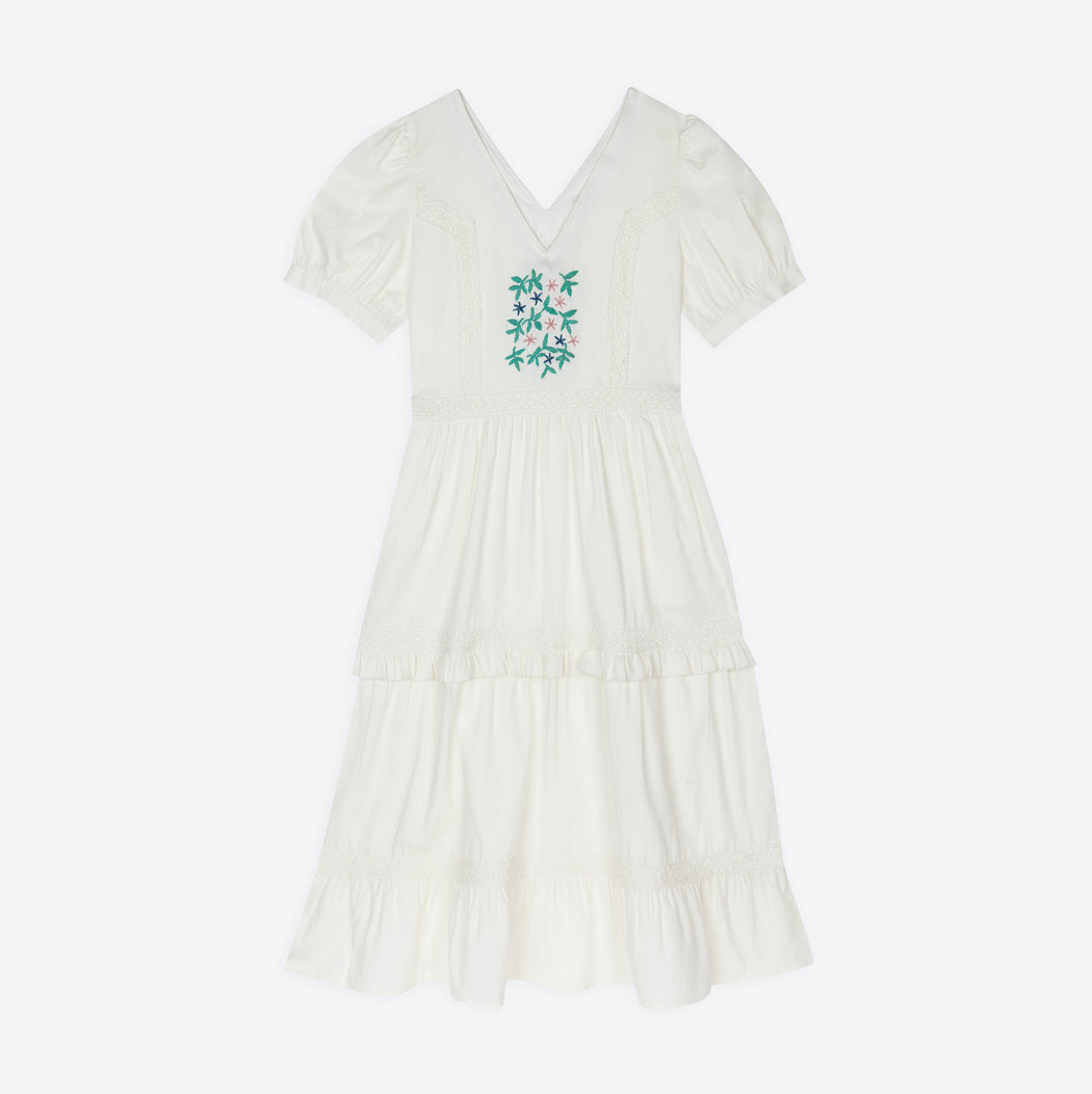 Lowie Floral Embroidered Dress