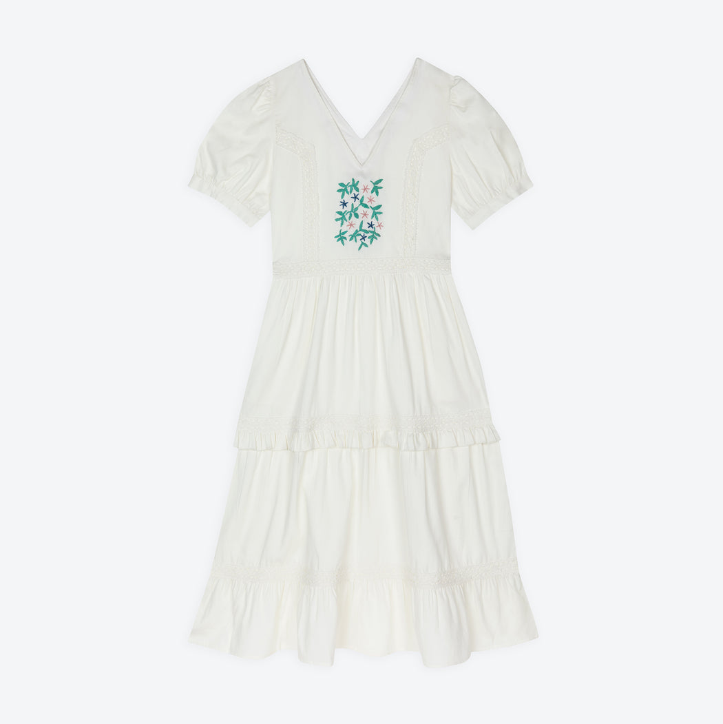 Lowie Floral Embroidered Dress