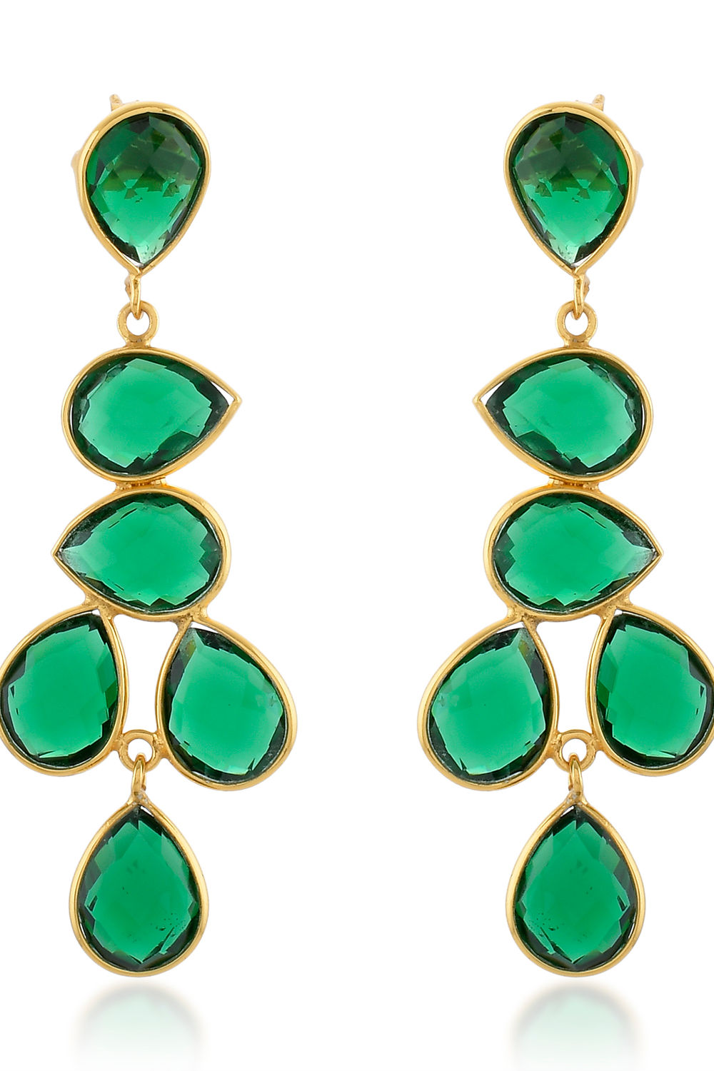 Shyla Sheena Earrings Emerald