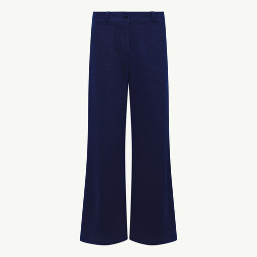 Komodo Dark Navy Organic Cotton Fischer Trouser