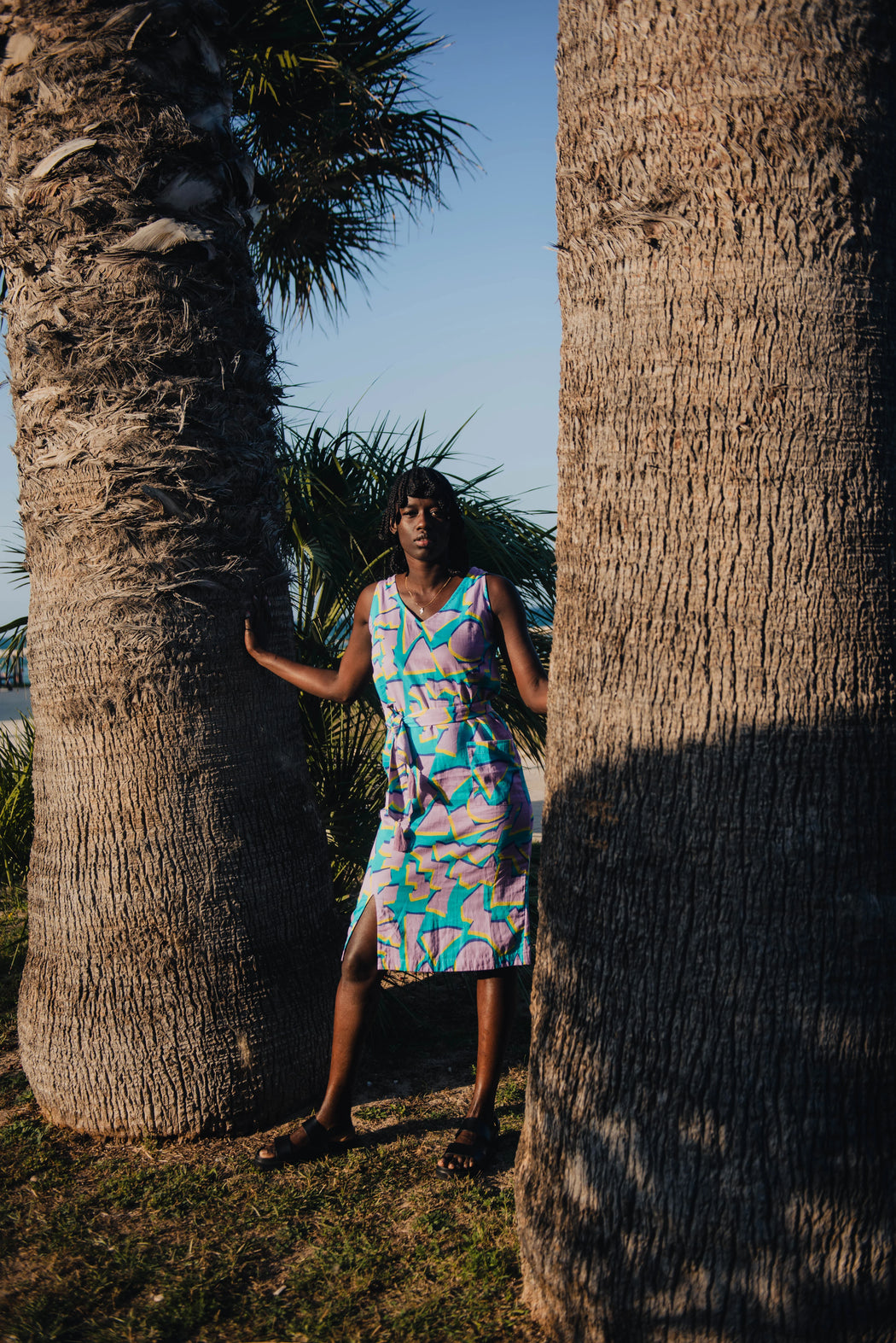 Miss Pompom 3D Surfside Dress