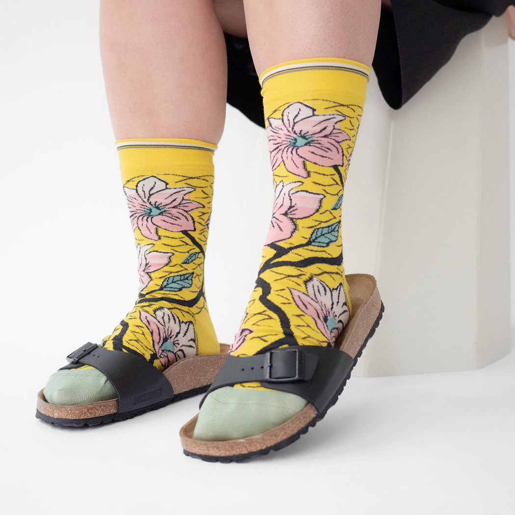Bonne Maison  Fleurs Sulfure Socks