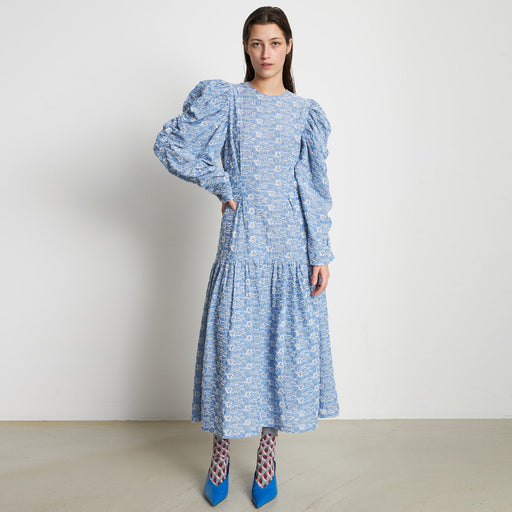 Stella Nova Embroidered Light Blue Dress