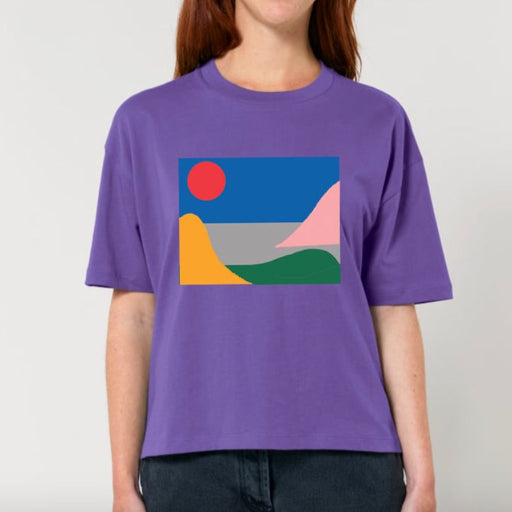 Miss Pompom Purple Dawn T-Shirt