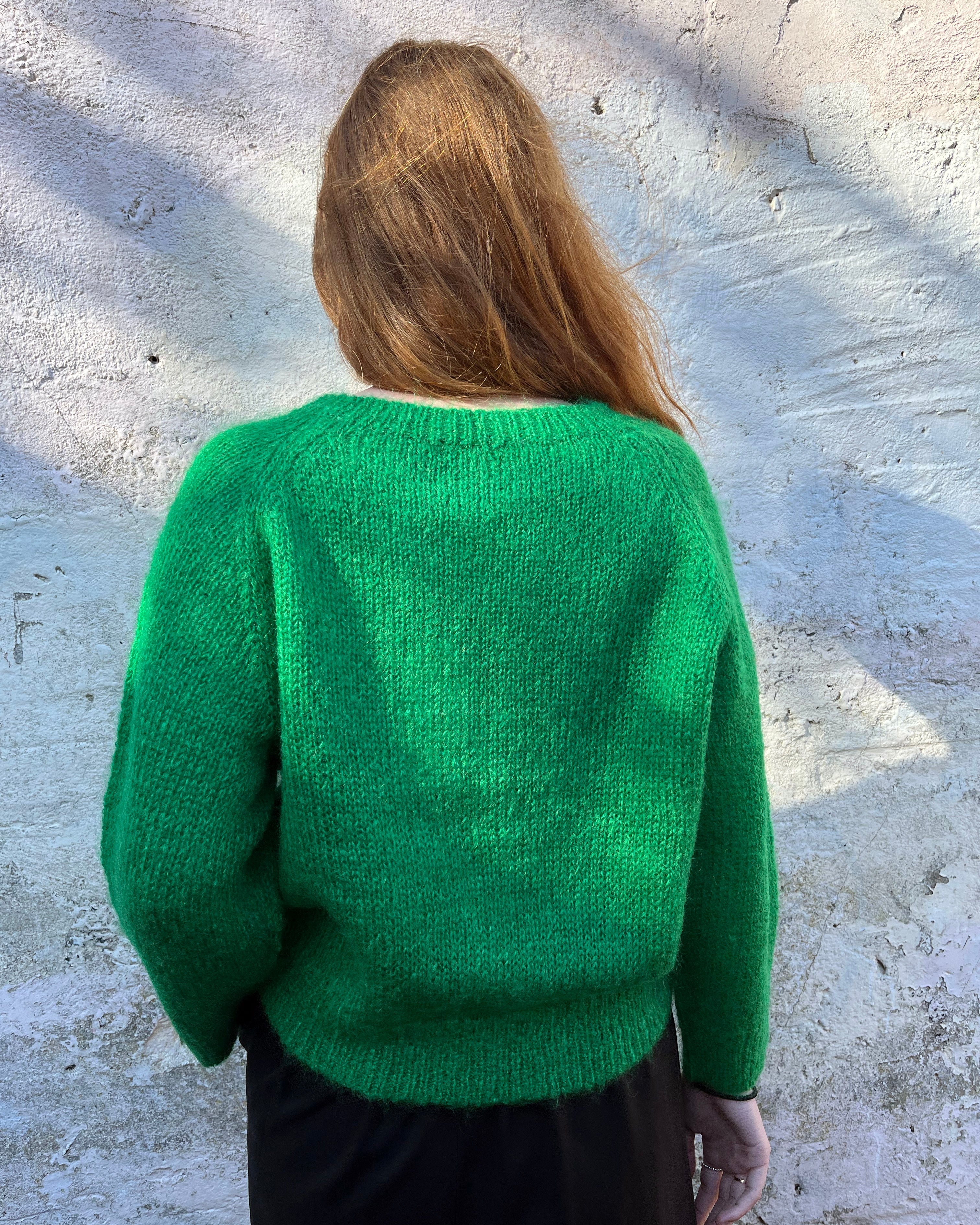 Lowie Green Mohair Jumper
