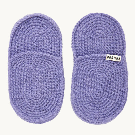 Komodo Lambswool House Slippers Lavender