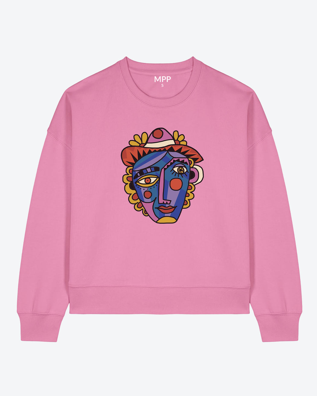 Miss Pompom Pink Picasso Sweatshirt
