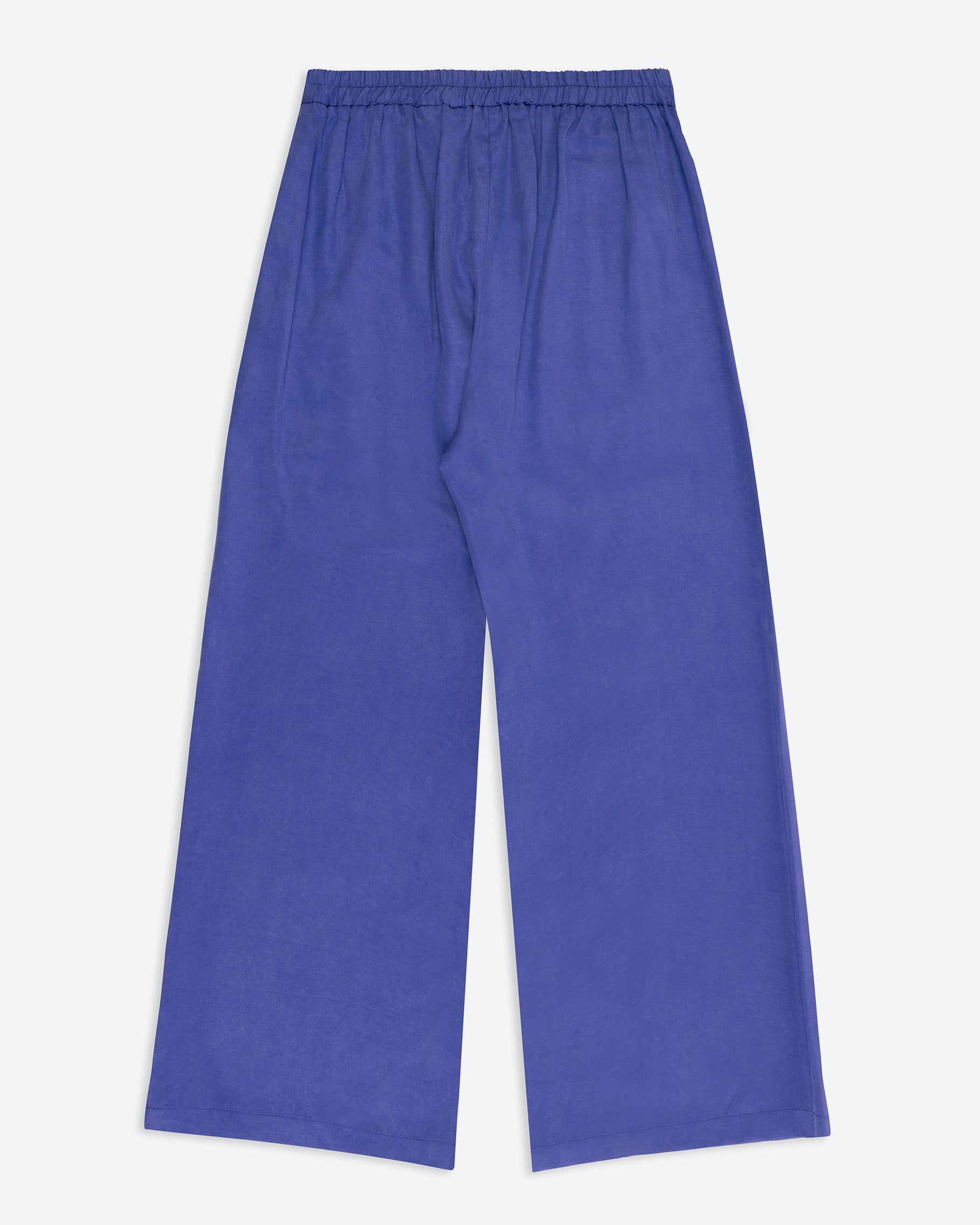 Blue pants on a white background