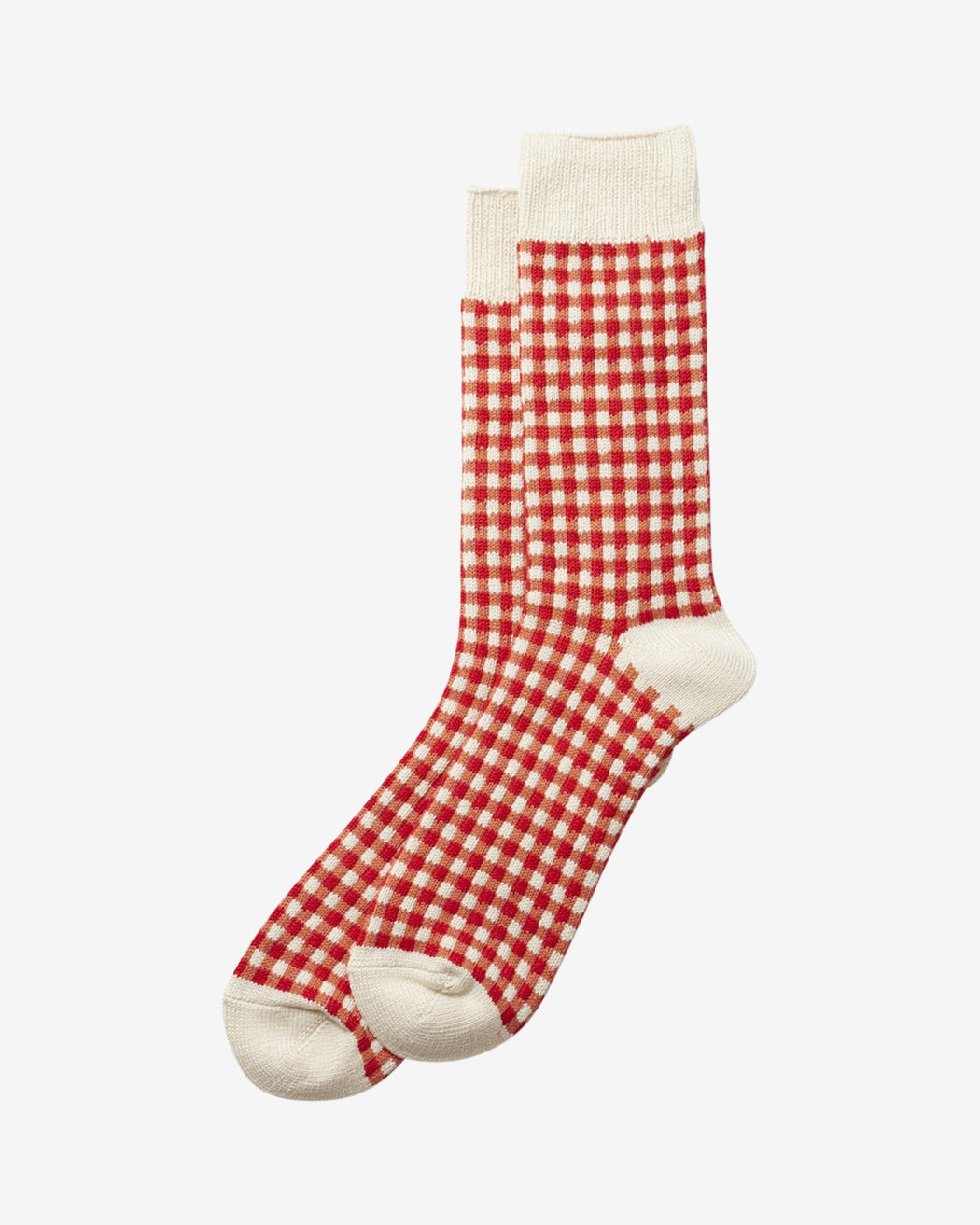 RoToTo Red Gingham Socks