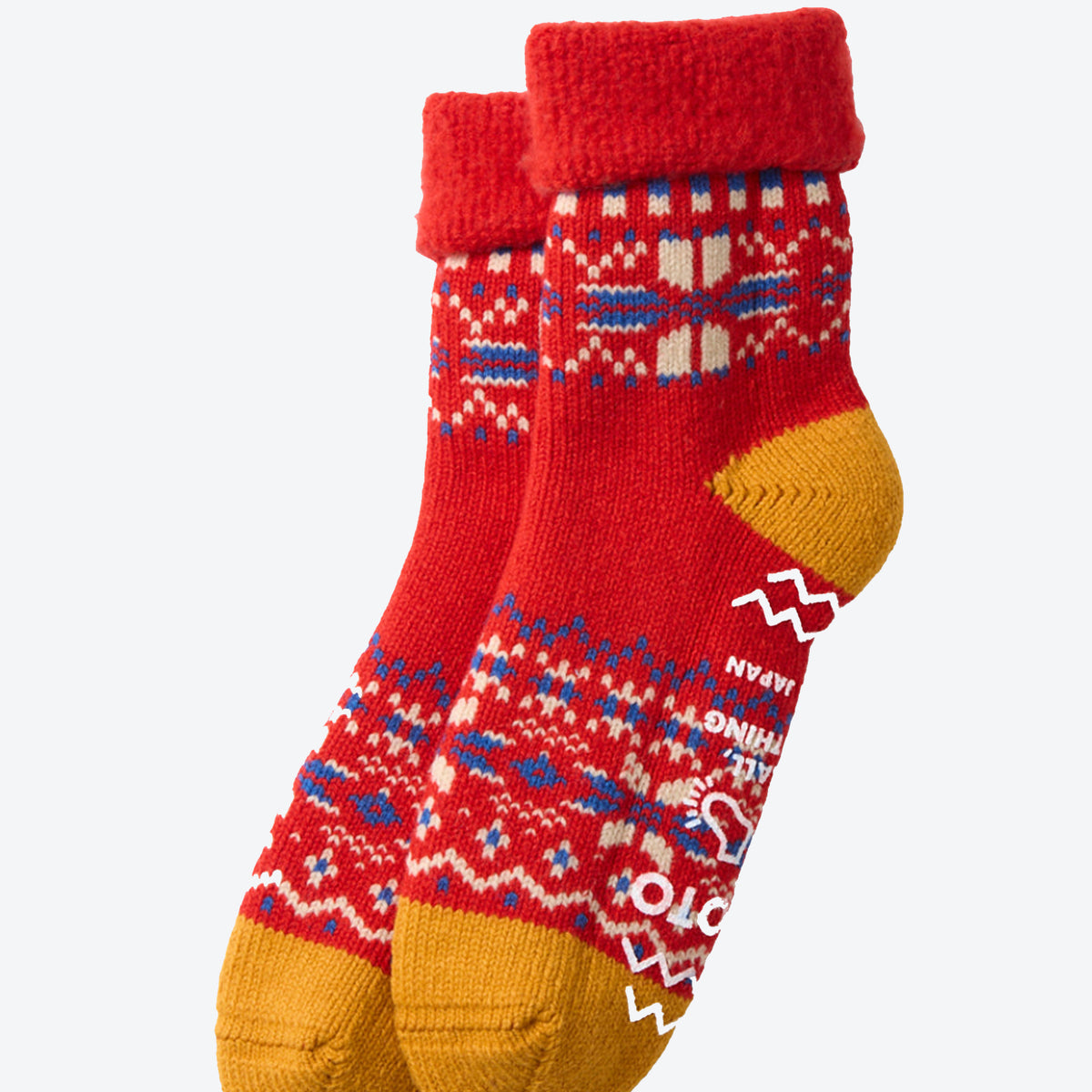ROTOTO Red Comfy Room Sock – Lowie