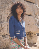 Fish Cobalt Cardigan