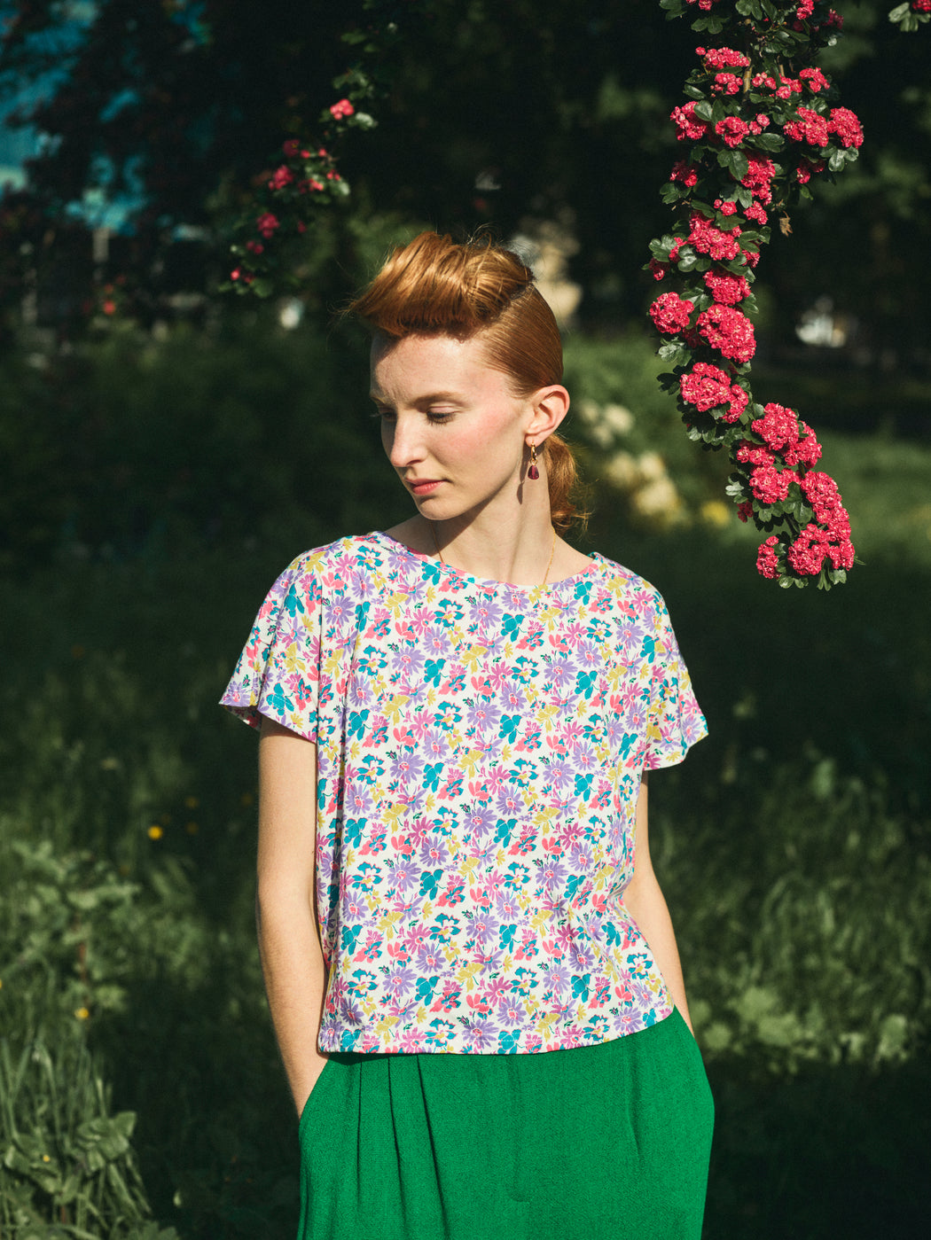 Lowie Organic Cotton Hyper Floral T-shirt