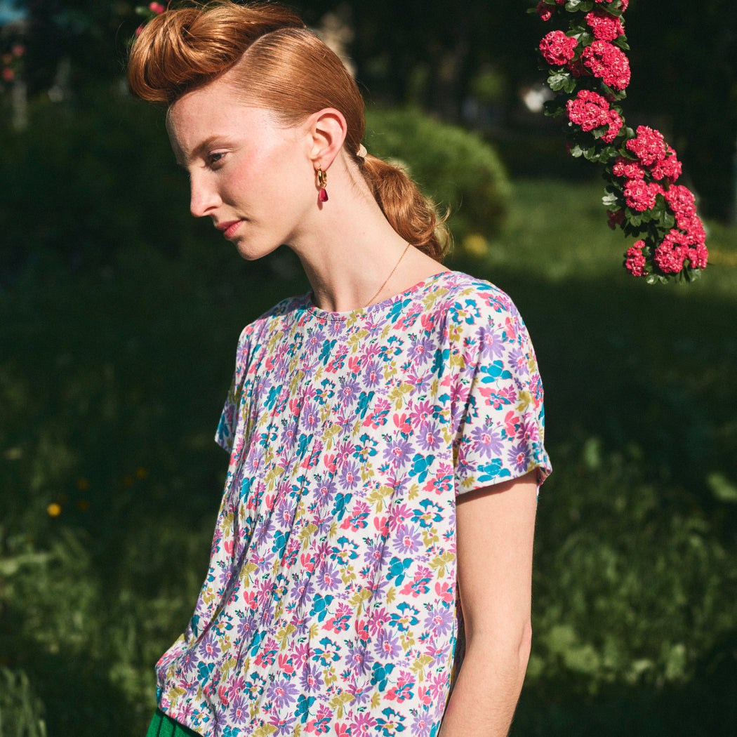 Lowie Organic Cotton Hyper Floral T-shirt
