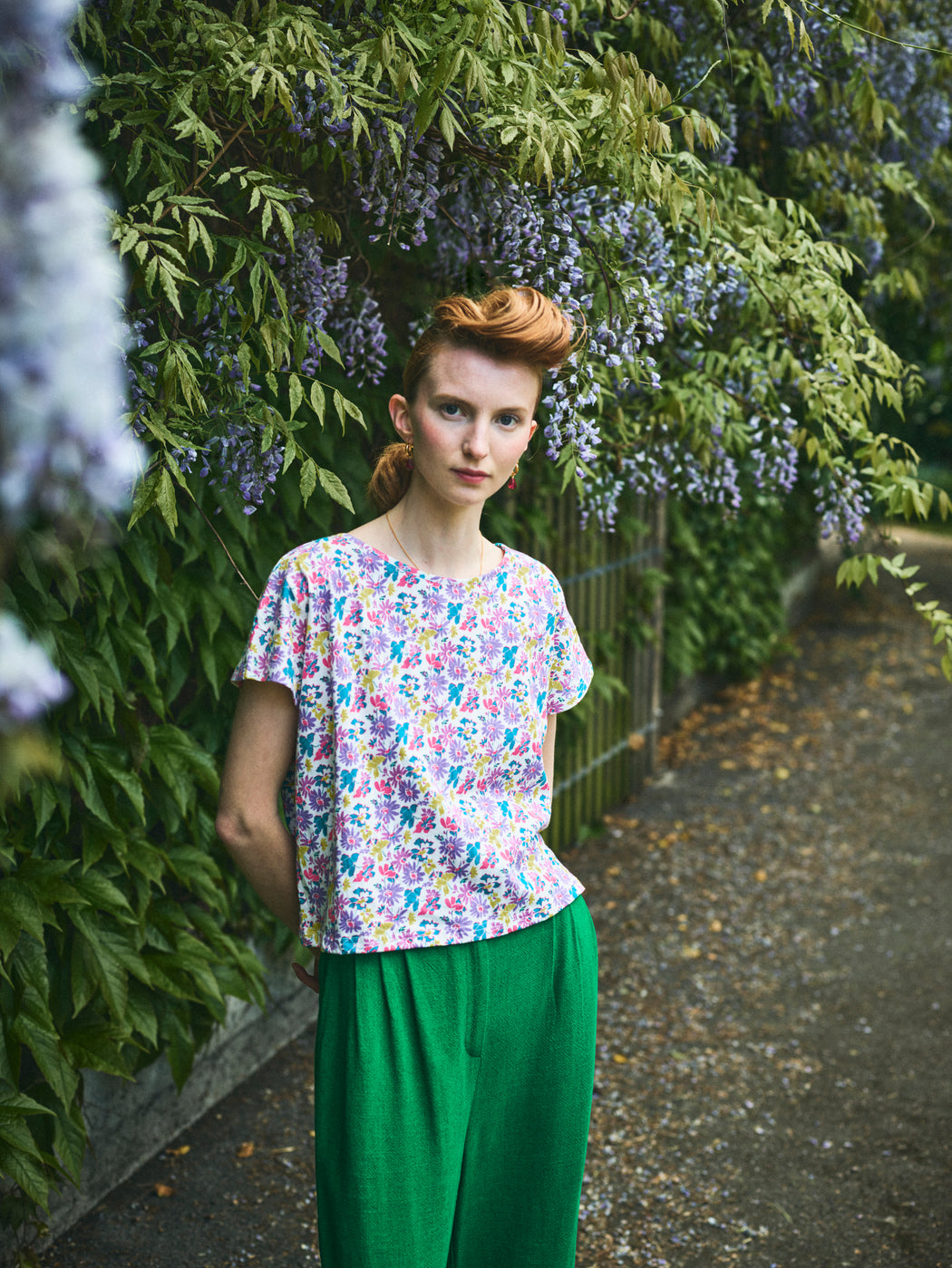 Lowie Organic Cotton Hyper Floral T-shirt