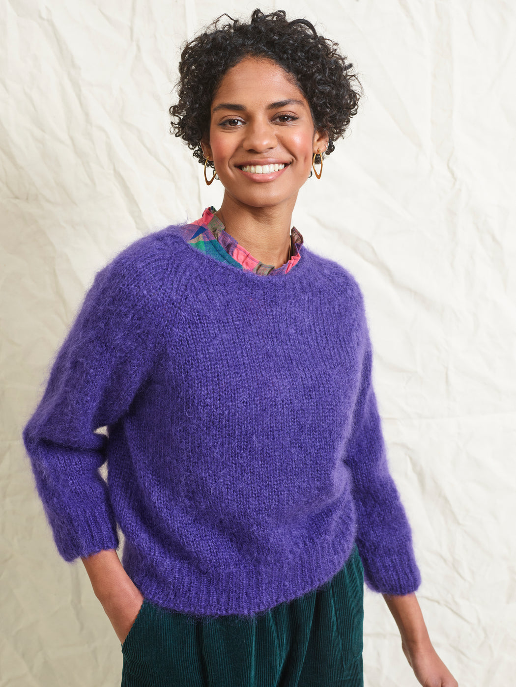 Lowie Purple Mohair Jumper