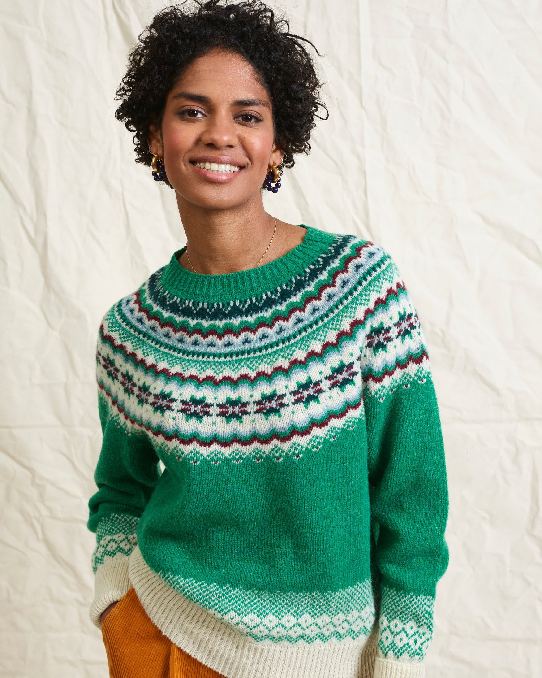 Lowie Green Caerphilly Fairisle Jumper