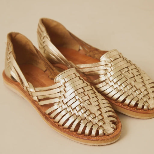 Leon & Harper Pachucca Gold Sandals