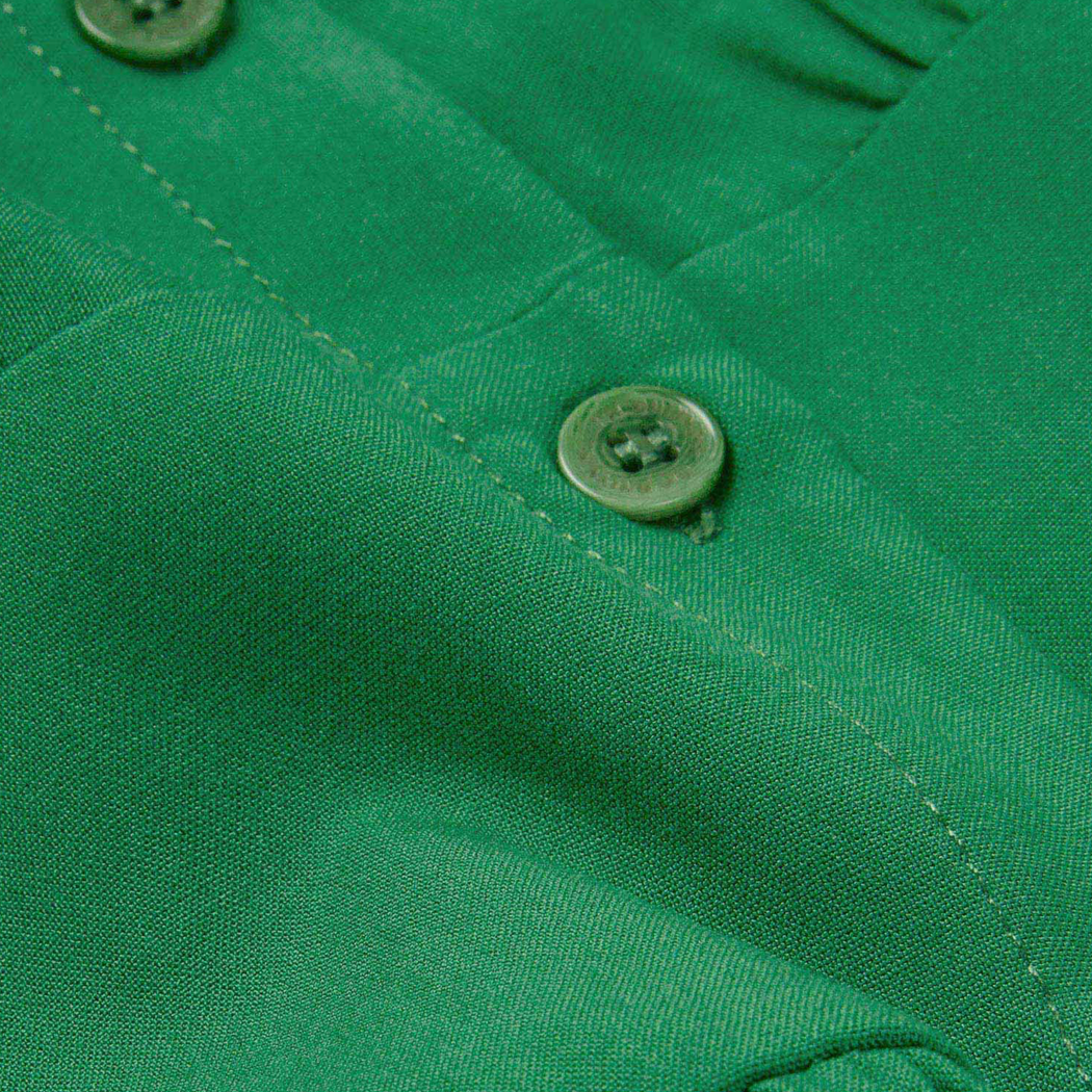 Thinking Mu Clover Green Gabriela Dress