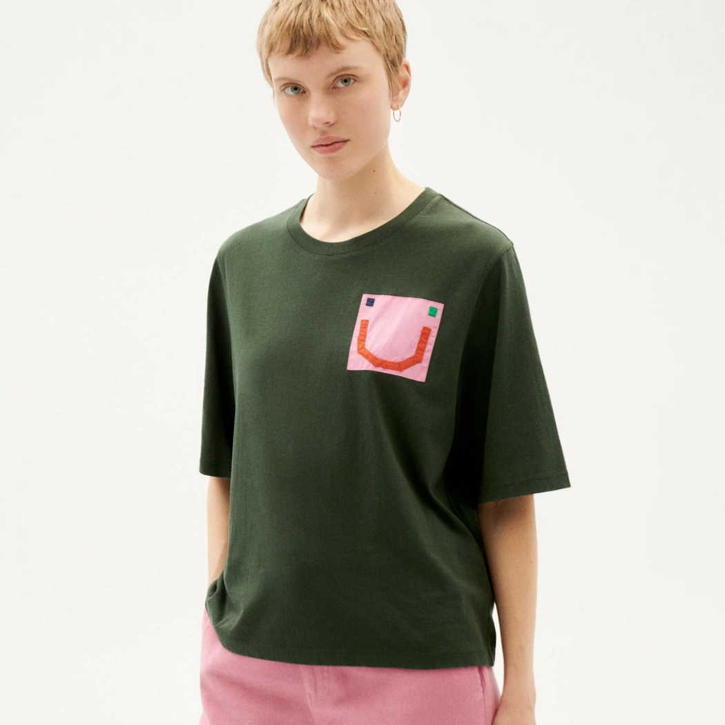 Thinking Mu Face Lucia T-Shirt
