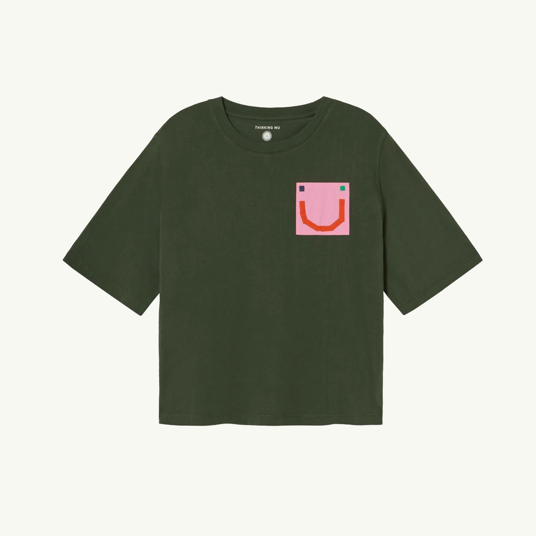 Thinking Mu Face Lucia T-Shirt