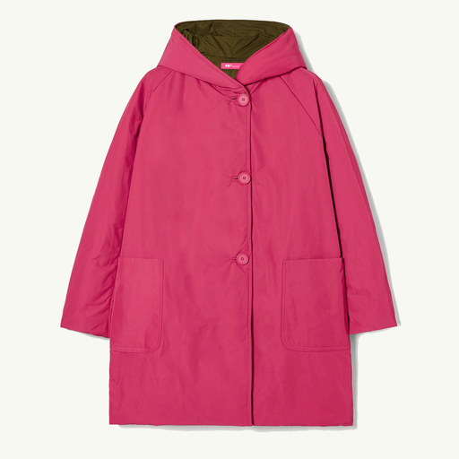 OOF 9410 Reversible Fuscia/Green Coat