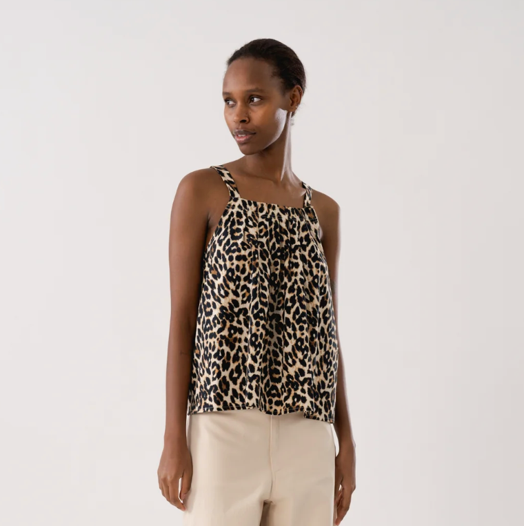 Lollys Laundry Lungi Leopard Strappy Top