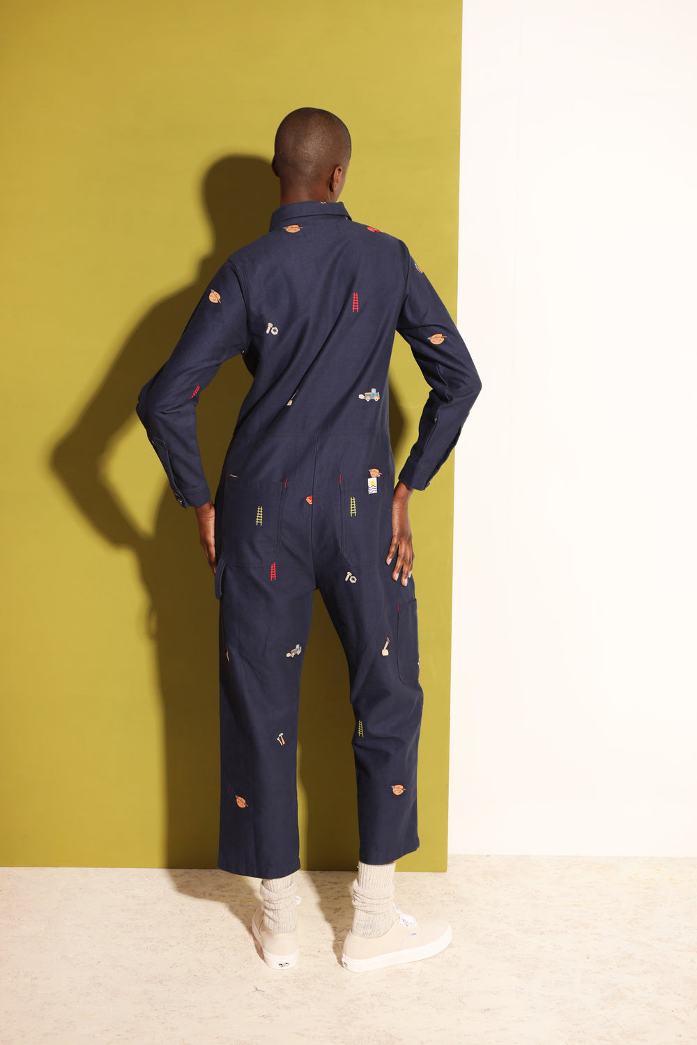 L F Markey Angus Boilersuit Workshop Embroidery