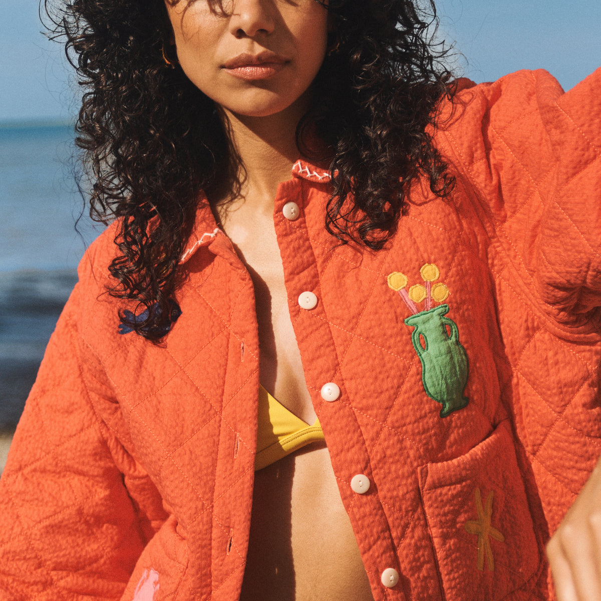 Lowie Applique Red Sea Jacket