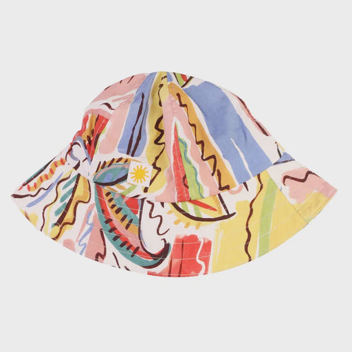 L F Markey Painted Paisley Lyon Sun Hat