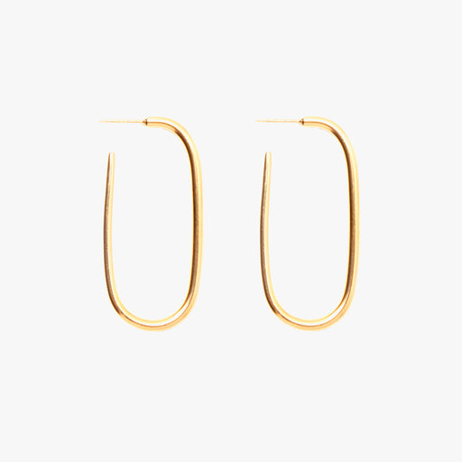 Mimi Et Toi Avelaine Gold Hoop Earrings