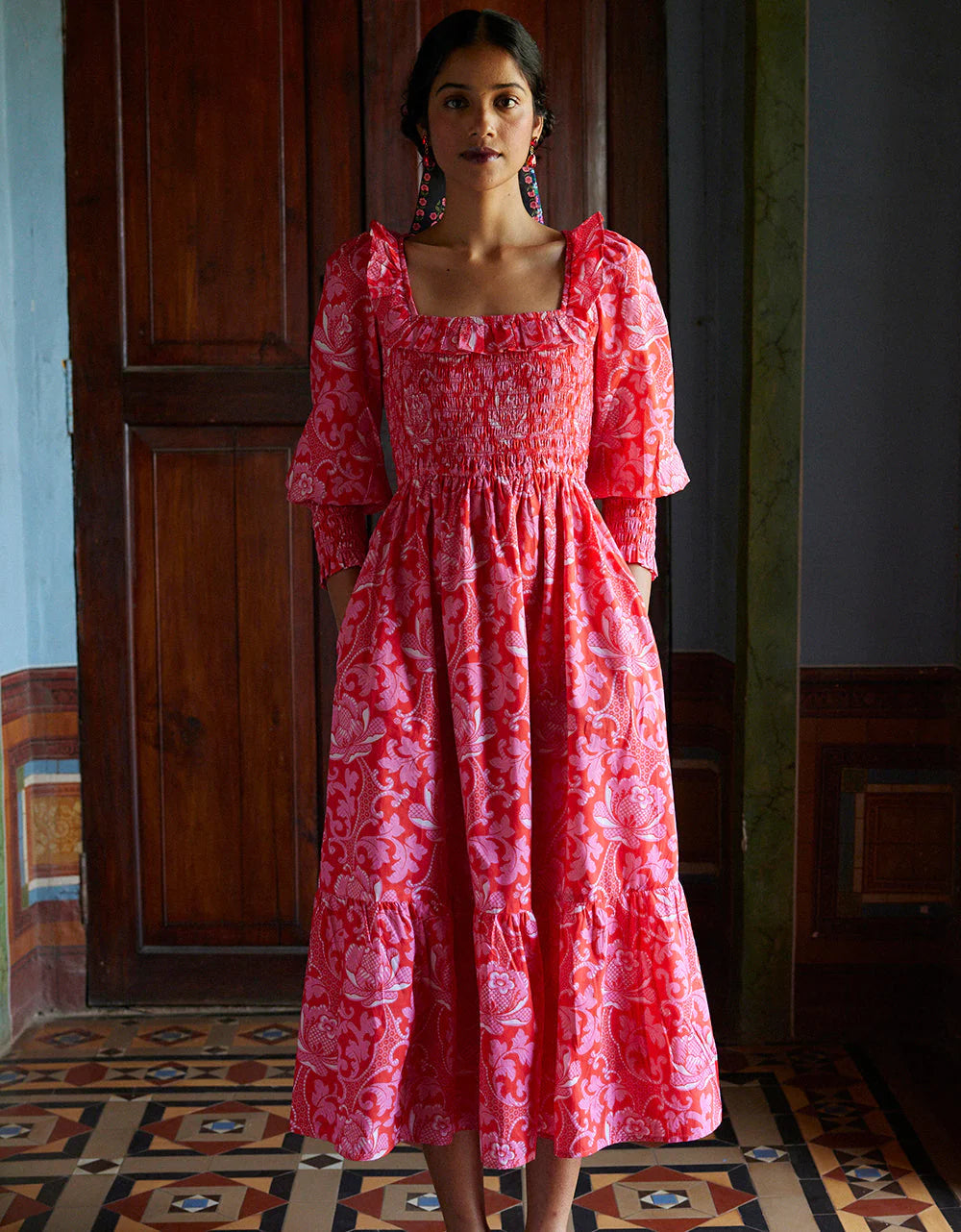 Pink City Prints African Candy Meryl Dress