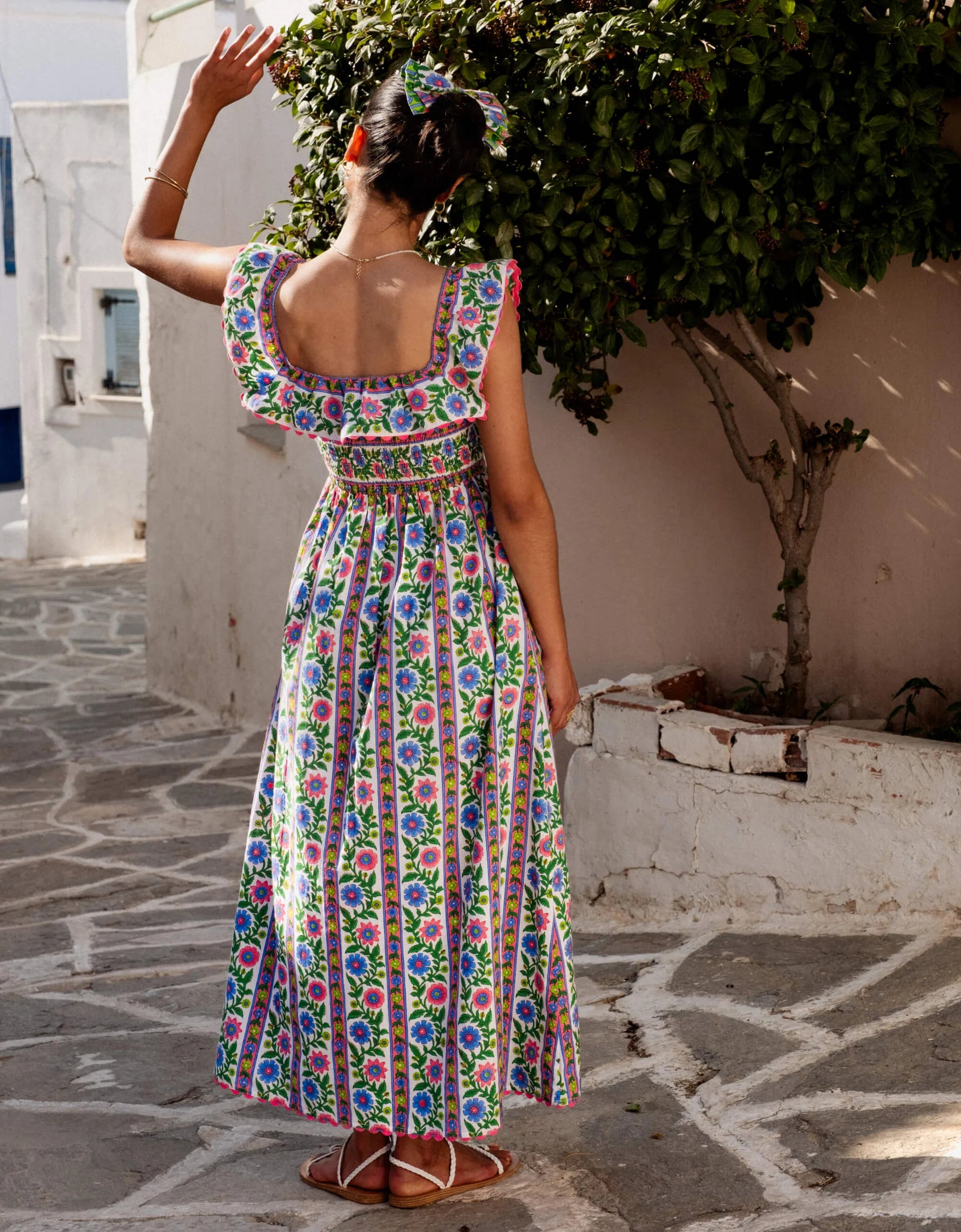 pink city prints dress Pink City Prints Carrie Dress – Lowie
