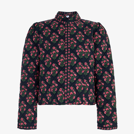 Pink City Prints Geranium Buta Frankie Jacket