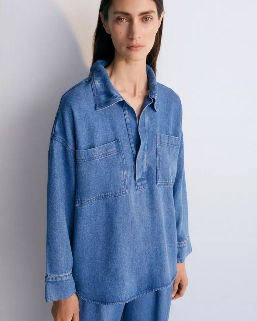 The New Society Micenas Denim Shirt
