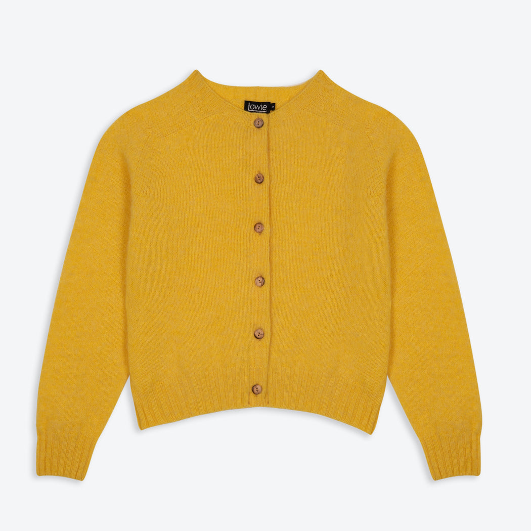 Lowie Canary Brushed Boxy Cardigan