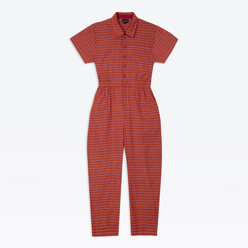 Lowie Amber Check Short Sleeved Boilersuit
