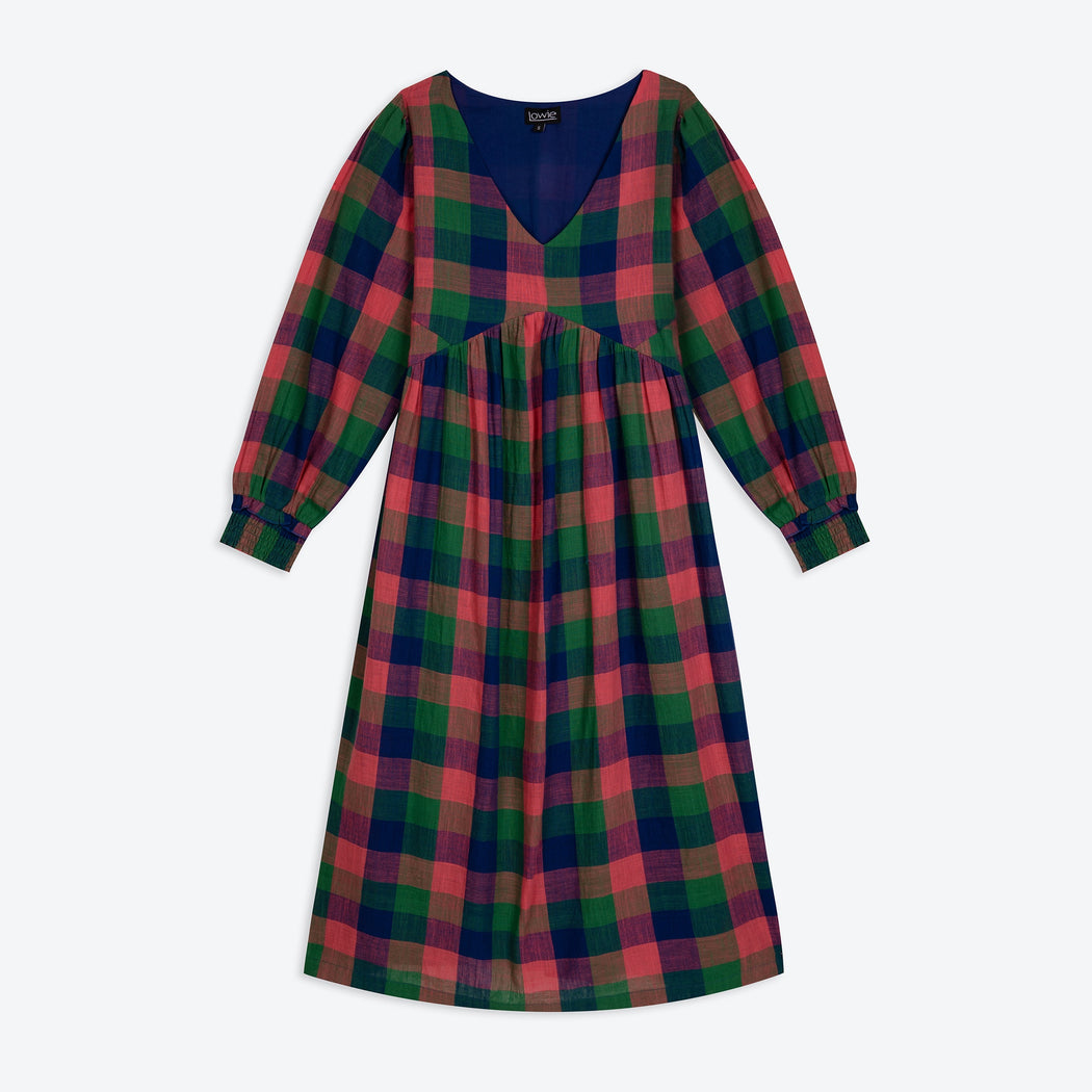 Lowie Handwoven Madras Check Dress