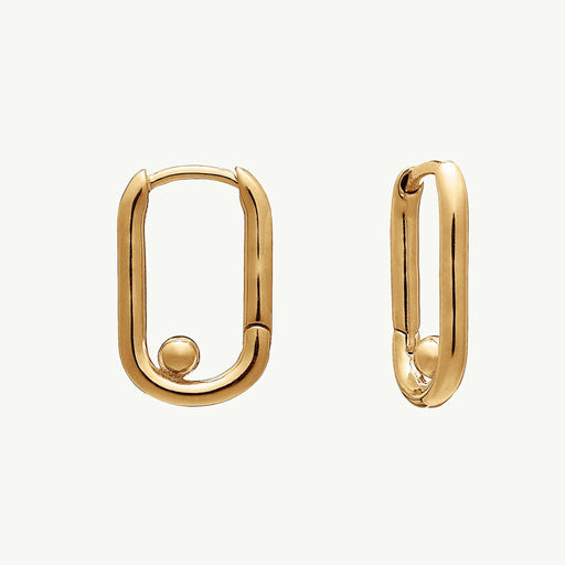 Rachel Jackson Stellar Hardware Huggie Hoop Earrings