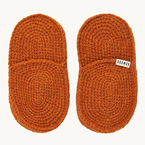 Komodo Lambswool House Slippers Orange
