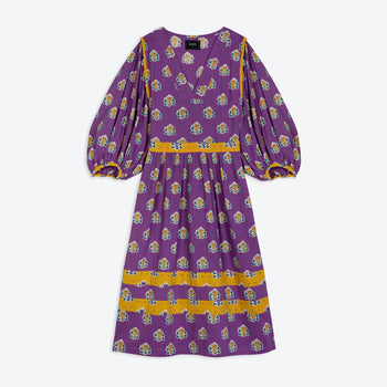 Lowie Les Indiennes Balloon Sleeve Dress