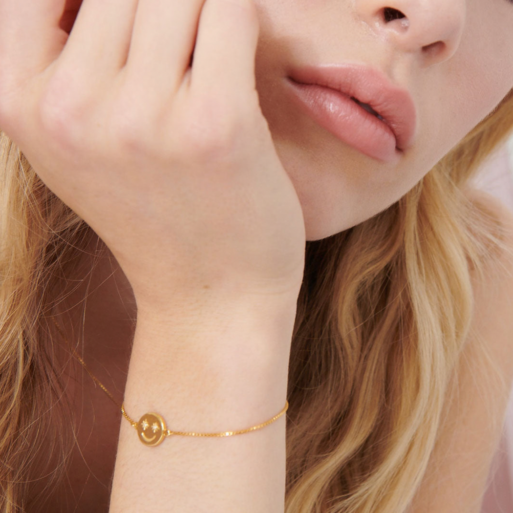 Rachel Jackson Mini Happy Face Bracelet